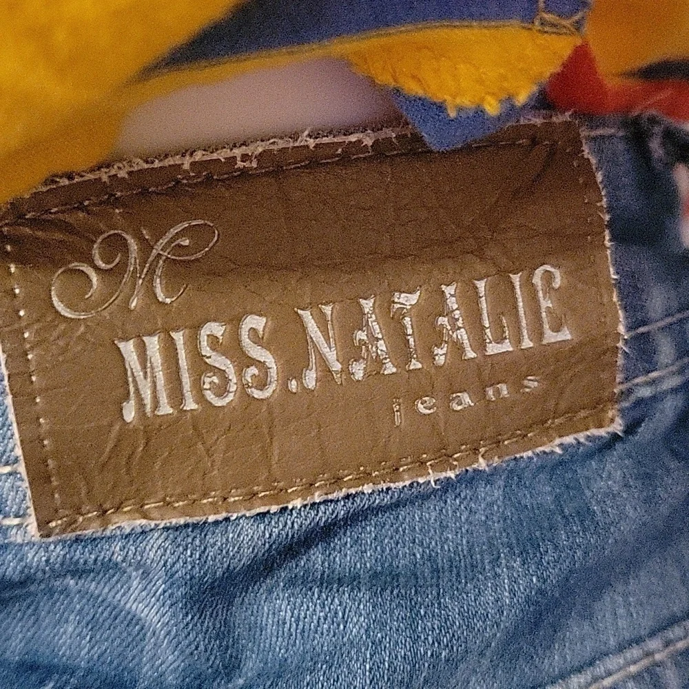 VTG MISS NATALIE 1990s Grunge Light Blue Denim Skirt